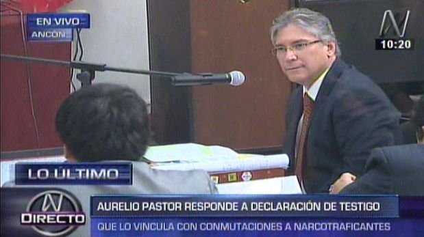 Aurelio Pastor declaró esta mañana durante juicio oral del caso ‘Narcoindultos’. (Captura de TV)