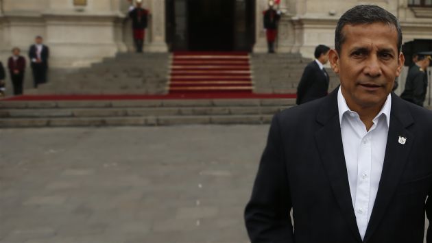 Ollanta Humala no quiso profundizar en la labor que durante muchos años realizó Emerson Fasabi. (Roberto Cáceres)
