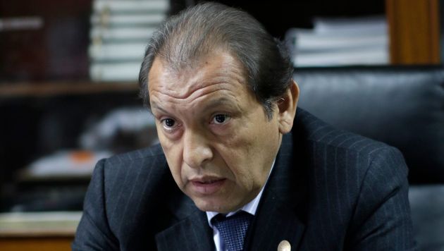 Oswaldo Ordóñez dijo que el Poder Judicial no debe ser señalado como corrupto, al menos de manera general. Anthony Niño de Guzmán)