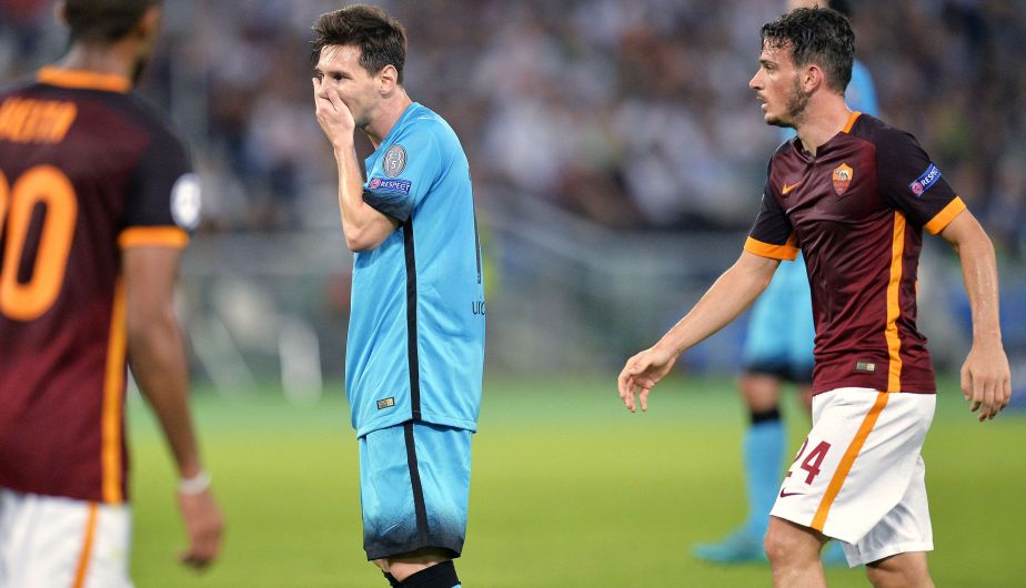 Barcelona empató 1-1 ante Roma en la primera fecha de la Champions League. (AFP)