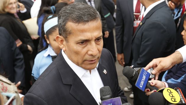 Ollanta Humala estuvo en Cajamarca cumpliendo unas actividades. (Perú21)