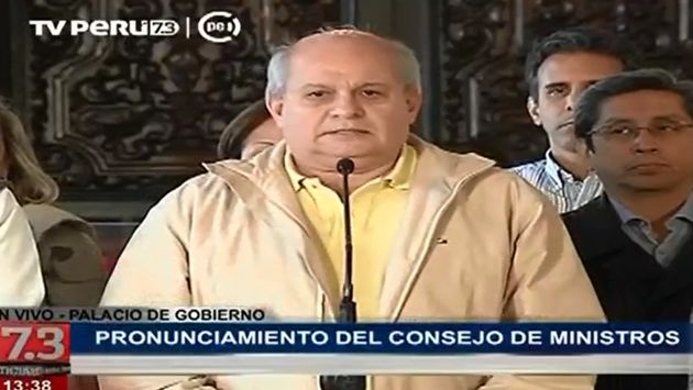 Pedro Cateriano invocó "mantener el equilibrio" ante elecciones de 2016. (Captura de TV)