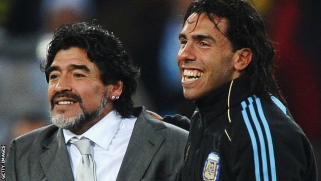 "Carlitos no es malintencionado", dijo Maradona (Getty Images)