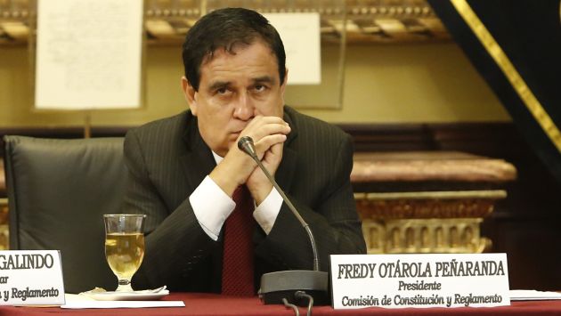 CONTRA EL RELOJ. Otárola pide priorizar reformas electorales. (Percy Ramírez)
