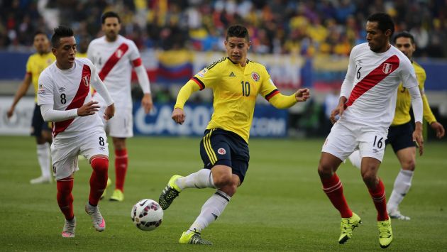 James Rodríguez sí jugaría ante Perú en el inicio de las Eliminatorias a Rusia 2018. (Getty Images)