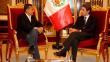 Ollanta Humala se reunió con el exjefe del Gobierno español José María Aznar