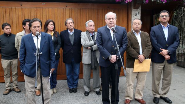 Pedro Cateriano se reunió con el expresidente Alejandro Toledo. (Andina)