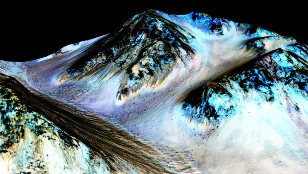 NASA confirmó que hay pruebas de la existencia de agua líquida en Marte. (NASA)