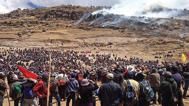 Las Bambas: Declaran estado de emergencia en provincias de Apurímac y Cusco. (OCM/EFE)
