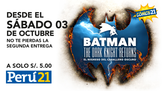 Comics21: Este 3 de octubre no te pierdas la segunda entrega de 'Batman The Dark Knight Returns'.