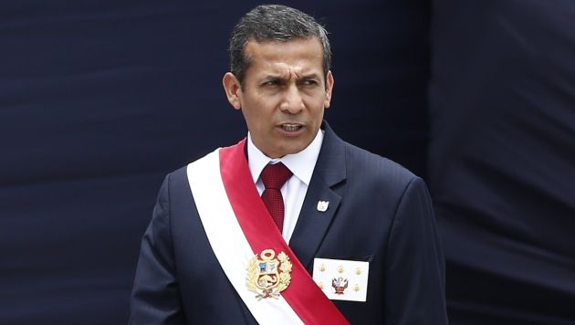 Ollanta Humala aseguró que no tiene nada que ver en proceso de ascensos en el Ejército. (César Fajardo)
