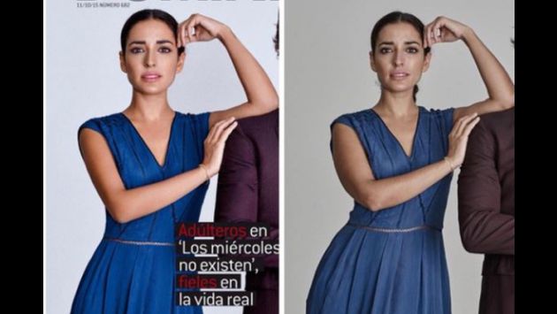 Actriz española criticó en Instagram los retoques de Photoshop en una de sus fotos. (Instagram)