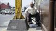 Este es el calvario que sufre todos los días una persona con discapacidad en Lima [Fotos y videos]