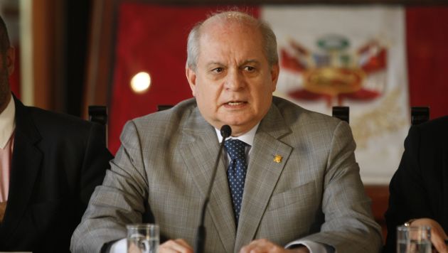 Premier Pedro Cateriano negó que el Gobierno realice seguimiento político. (Anthony Ramírez)
