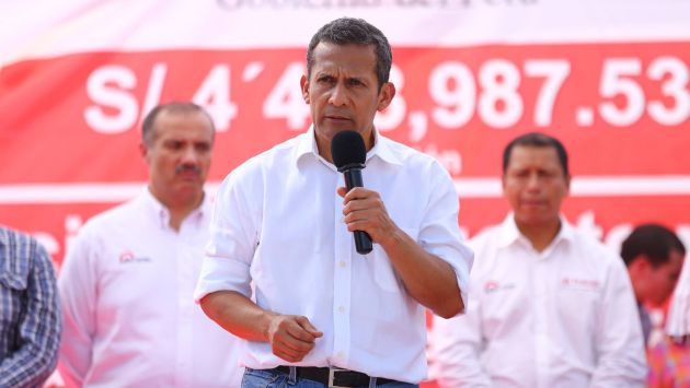 Ollanta Humala encabezó una actividad en Huánuco. (Perú21)