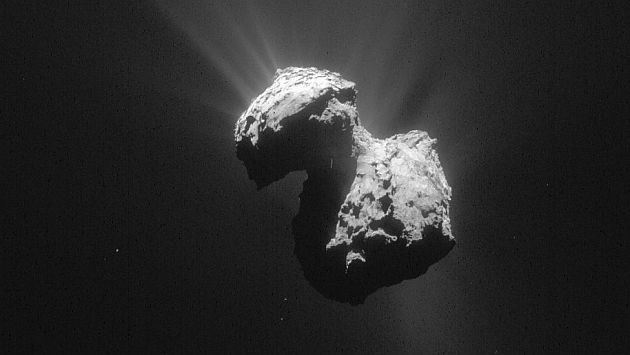 Sonda Rosetta detectó oxígeno molecular en el cometa 67P. (EFE)