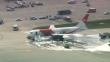 Avión se incendió en pista del aeropuerto de Fort Lauderdale en Florida [Fotos y video]
