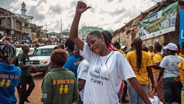Sierra Leona sufrió un duro impacto por el ébola, pero según la OMS por fin estaría libre de ella (AP)