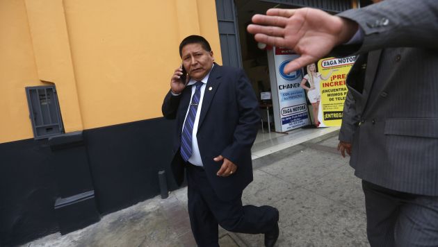Pablo Talavera renunció a la presidencia del Consejo Nacional de la Magistratura luego de que el Pleno votara a favor de reincorporar a Alfredo Quispe Pariona. (USI)