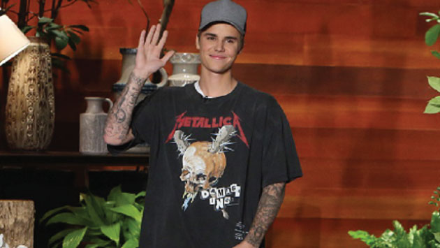 Justin Bieber desató la ira de algunos fans de Metallica. (Instagram Justin Bieber)