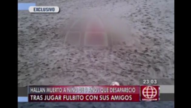 Hallaron muerto en descampado de Lurín a niño de 9 años que desapareció hace 3 días. (Captura de TV)