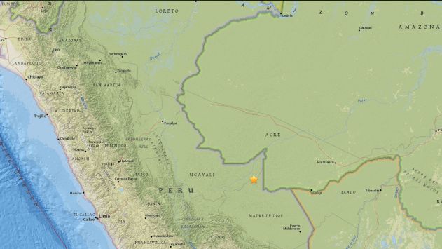 Terremoto entre Perú y Brasil: USGS reportó que se registraron 5 sismos en la selva peruana. (IGP)