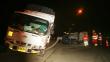Junín: 9 muertos dejó choque entre una combi y un camión en la Carretera Central 