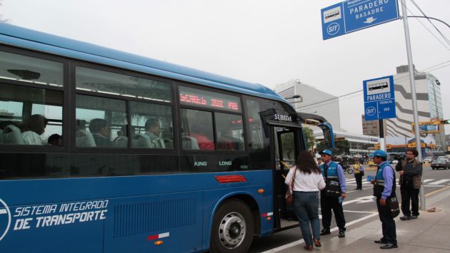Corredor Javier Prado: Etapa de preoperación empezará en febrero de 2016 con 125 buses azules. (USI)