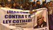 'Ley Cotillo': Universitarios marcharon para pedir archivamiento de proyecto de ley [Fotos y videos]