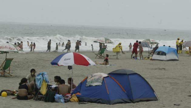 Campamentos y carpas fueron prohibidos en Punta Hermosa. (Trome)