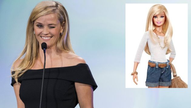 Reese Witherspoon producirá película sobre la famosa muñeca Barbie. (Reuters)