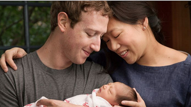 Facebook: Así anunció Mark Zuckerberg la llegada de su hija. (Captura)