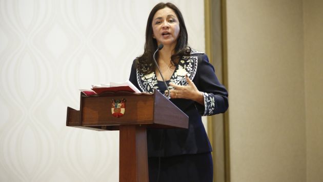 CADE 2015: Marisol Espinoza pidió a candidatos elevar el nivel de debate electoral. (Percy Ramírez)