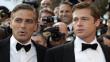 Brad Pitt reveló que compite con su amigo George Clooney por los mismos guiones
