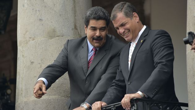 Rafael Correa asegura que la oposición en Venezuela es golpista. (AFP)