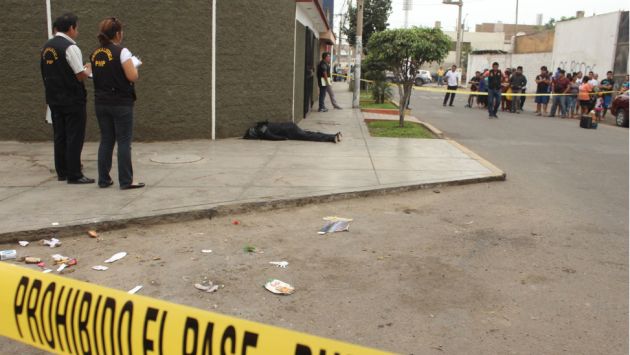 Sicarios juveniles asesinaron de 6 balazos a funcionario de la Contraloría. (Andina)