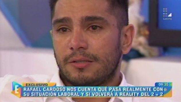 Esto Es Guerra: Rafael Cardozo llora y dice que ya no será parte del reality. (Latina)