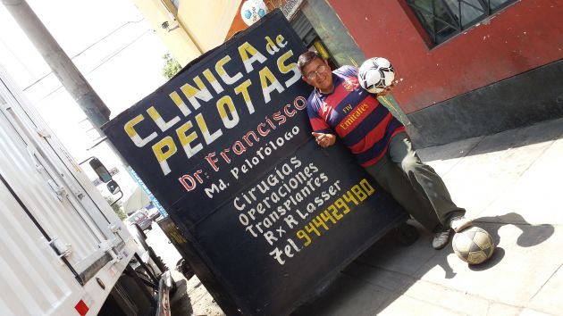 Francisco Valderrama, el doctor de los balones. (Perú21)