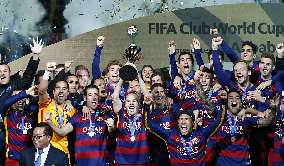 Barcelona ganó 3-0 a River Plate y se coronó campeón del Mundial de Clubes