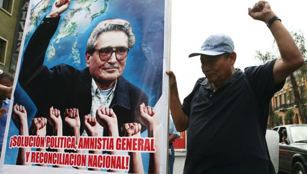 Movadef se presentó esta mañana en la sede del Jurado Nacional de Elecciones.  (Perú21)