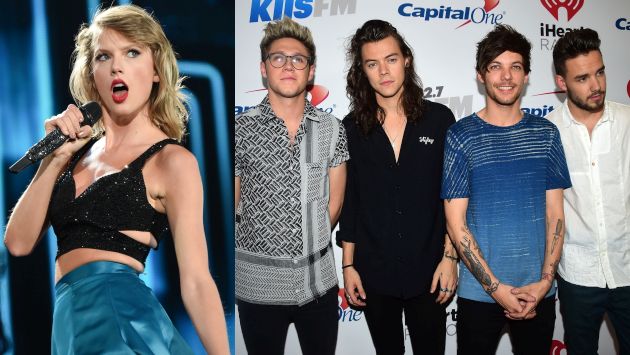 Taylor Swift y One Direction tuvieron las giras musicales más exitosas del 2015. (USI)