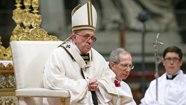 Papa Francisco llamó a la humildad en la misa por Navidad (Reuters)