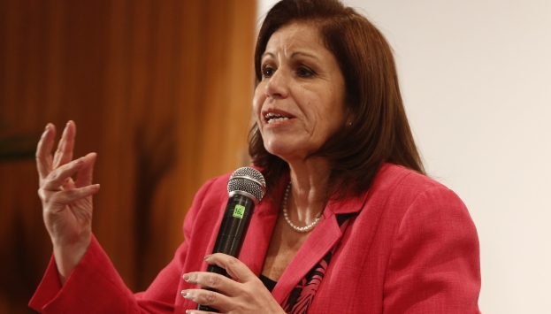 Lourdes Flores pide al presidente Humala “marcar distancia” de campaña electoral. (César Fajardo)
