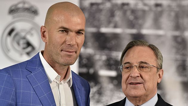 Zinedine Zidane es el nuevo DT del Real Madrid. (AFP)