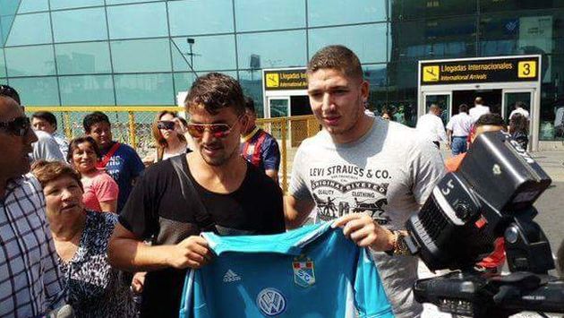 Gabriel Costa y Santiago Silva llegaron a Lima para sumarse a Sporting Cristal. (Depor)