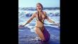 Estas fotos de Carrie Fisher como princesa Leia en la playa arrasaron Internet [Fotos]