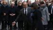 Francia: François Hollande rindió homenaje a víctimas de atentado contra 'Charlie Hebdo'