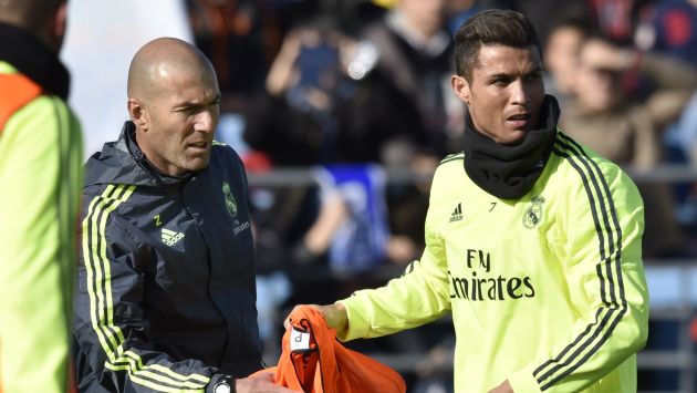 Cristiano Ronaldo es el alma del Real Madrid y es intransferible, aseguró Zinedine Zidane. (AFP)