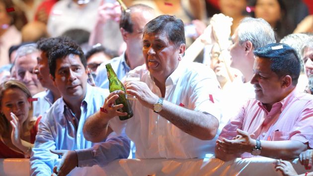 Alan García realizó el primer mitin electoral de Alianza Popular. (Luis Gonzales/Perú21)