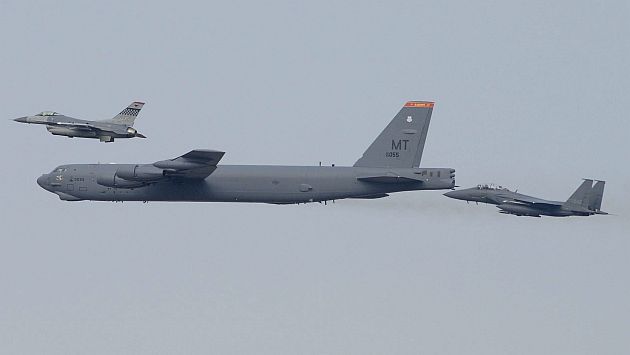 EEUU desplegó bombardero sobre Corea del Sur tras prueba nuclear en Pyongyang. (EFE)